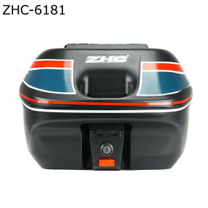 バイク リアボックス トップボックス 着脱可能式 キーロック可能 ヘルメット収納 汎用タイプ 耐衝撃 頑丈 防水 防塵 防犯対策用 取り付け部品付き ツーリング/通勤/デリバリー/買い物