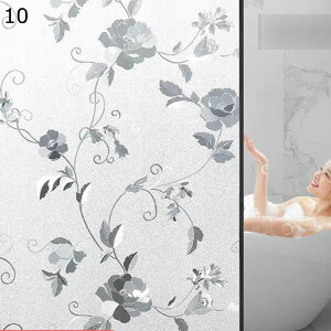 すりがらす目隠しシート ボーダー 花柄 静電貼り 植物柄 竹 葉 藤 窓飾りシート 窓ガラスフィルム 窓用 見えない 艶消し白い砂柄 水で貼る 貼り直しでき 装飾 飛散防止 お風呂