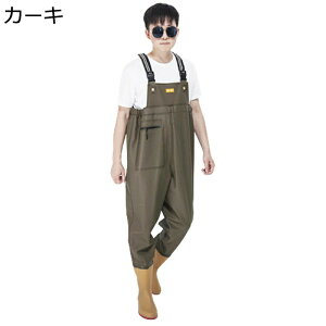 チェストハイウェーダー 作業靴 防水ずぼん 簡単着脱 ラジアル 一体成型 渓流釣り 田植え 梅雨対策 アウトドア 胴長 ウェーダー 厚底 男女兼用 防水防滑 ずり落ち防止 透湿 フィッシングウ