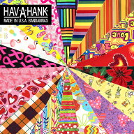 【HAV-A-HANK ハバハンク】 バンダナ ポップ カラフル 老舗 ブランド アメリカ製 米国製 おしゃれ ブラン…
