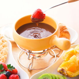 【公式店】フォンデュファンから圧倒的支持！チーズフォンデュ鍋セット13cm（2～3人用） / 耐熱鍋 耐熱セラミック鍋 直火・オーブン・電子レンジOK ケデップ クリヤマ かわいい おしゃれ チョコレートフォンデュ フォンデュセット ラッピング無料 内祝い　フォーク無し