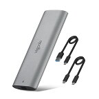 vigoole M.2 SSD ケースSATA/NVMe 両対応 外付けケース工具が不要 RTL9210B高性能チップ USB C エンクロージャUSB3.1 Gen2 10Gbps高速データ転送UASPサポート Trim指令 2242/2260/2280 SSD対応 M.2 SSD 変換アダプタ エンクロージャ
