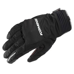 コミネ(KOMINE) バイク用 ウインターグローブ-カルタゴ ブラック L GK-801 1010 秋冬春向け 防水 防寒 プロテクター ストレッチ素材