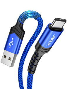 JSAUX USB CP[u}[d iCґg Samsung Galaxy S10 S9 S8 S20 Plus A3 A5 2017 Note 10 9 8AGoogle PixelASony Xperia XZAP9P10AhCh@Ήc (2M, Blue)