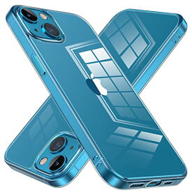 NIMASO ケース iPhone 13 iPhone13 用 カバー 背面 強化 ガラス バンパー TPU クリア カバー あいふぉん13 6.1インチ用 NSC21H306