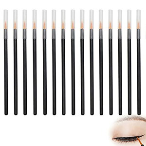 50本セット 使い捨てアイライナーブラシ アイライナー化粧筆 まつげと眉ブラシ メイクアップブラシ アイメイクツール 旅行 携帯便利 化粧用品 ネイルアート リップ 多機能