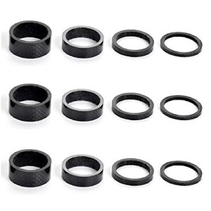 TRIWONDER wbhZbgXy[T[ 28.6mm [Xy[T[ oCNXy[T[ XeXy[T[ RXy[T[ [hoCN }EeoCN Bike Headset Spacer (02 ubN - 12pcs)