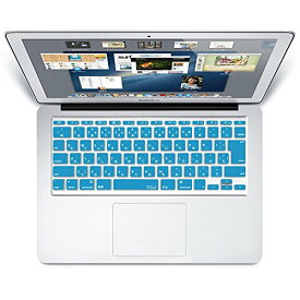 MS factory MacBook Air 11 用 キーボード カバー 日本語 JIS配列 Air11 インチ キーボードカバー RMC series スカイ ブルー 水色 RMC-KEY-A1SK