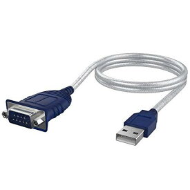 SABRENT RS-232 USB延長ケーブル 0.8m/ ProlificチップセットUSBシリアル変換ケーブル/六角ナット/ PS5・PS4、Xbox、マウス、タブレット、ゲーミングPC、PC、ミニPC、Macbook、ノートPC、その他多くのデバイスで使用可能 (六角ナット)（CB-DB9P）
