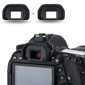 2個入 アイカップ 接眼レンズ Canon EOS 90D 80D 70D 60D 77D 6D Mark II 5D Mark II 50D 40D 30D 20D カメラ 適用 Canon EB アイピース 互換