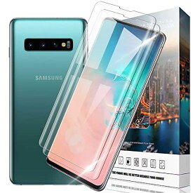 2枚 対応 Samsung Galaxy S10 SC-03L/SCV41 用の ガラスフィルム 旭硝子素材 Galaxy S10 用の フィルム SC-03L/SCV41 用の 保護フィルム 硬度9H 気泡ゼロ 高透過率 飛散防止 耐衝撃 指紋防止【操作に失敗した場合は交換可能】