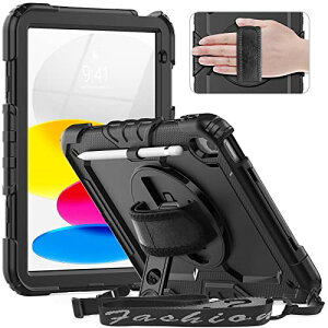 Timecity iPad 10 P[X iPad 2022f 10.9C` P[X ϏՌ 360]X^h یtBt y[ nhV_[Xgbv TPU P[X  ϋv Owی iPad \