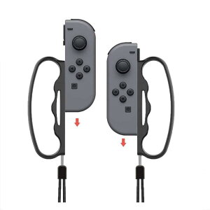 Fit Boxing(tBbg{NVO)/Fit Boxing 2 Ή Rg[[ Obv nh For Nintendo Switch Joy-Con lƎq  ȒP lԍHw݌v 2 Zbg(ubN) (Black)
