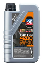 LIQUIMOLY エンジン用オイル トップテック4200 ロングライフIII 5W30 BMW,MB,VW/AUDI,PORSCHEアプルーバル取得 [1L] 水素化分解合成油 ガソリン/軽油車兼用 20903