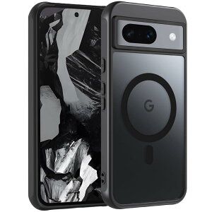 ZLFENJOY【MagSafe対応】 Google Pixel8a ケ ース スマホケース 半透明 黄ばみなし ピクセル8a ケース全面保護 米軍MIL規格 耐衝撃 レンズ保護 ストラップホール 指紋防止 マグセーフ ピクセル8a ワイヤ
