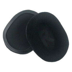 Chic Tuant イヤーパッド for Logicool (ロジクール) G GPRO X, G Pro X, G Pro, G433, G233 ヘッドセットに対応 交換用ヘッドホンパッドイヤークッションメモリーフォーム(ブラック) (ベロア)