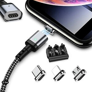 }Olbg [dP[u SUNTAIHO 3in1 Micro-USBP[uy0.5Mx1{ZbgzQC3.0}[dƃf[^`  C ho E Type-L }CNUSB Type-C RlN^ ^Cv-c Micro USB Cable LEDCWP[^[
