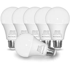 ORALUCE LEDd E26 60W` 9W 900lm 6500K F Px Lz^Cv F ȃGl `Ή s 6