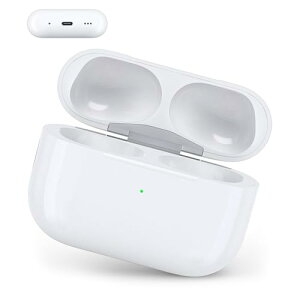 Lizoak Type-C充電ケース、AirPods Pro1&2との互換性あり Type-C充電ケース ワイヤレス充電対応 Bluetoothペアリング機能搭載 AirPods Pro第1世代&第2世代用充電器 ホワイト