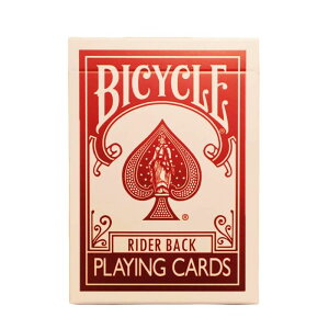 �o�C�V�N�� ���^���b�N ���r�[ �g�����v �J�[�h �o�C�X�N�� Bicycle - Metallic Deck Rubyby USPCC