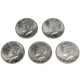 ハーフダラー 5枚セット コイン 手品 マジック アメリカ ケネディ