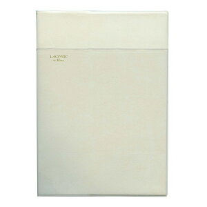 LACONIC en Blanc A5�T�C�Y �u���b�N�m�[�g �\�t�g�J�o�[�y�z���C�g�z