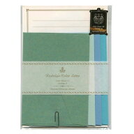 包む レターセット ノスタルジックカラー【ブルー】 0-066-0