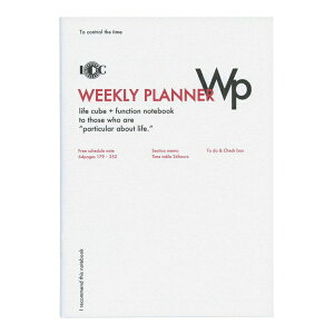 _Cg B5 t@NVm[g WEEKLY PLANNER iEB[N[jo[`J^Cv LDNT-B5F-02