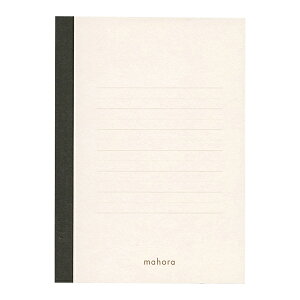 mahora(まほら) B7ノート 40枚 太・細交互横罫 5mm【レモン】視覚過敏