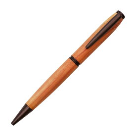 ウィスパー 油性 木軸 ボールペン 1.0mm 回転式【台湾龍柏】