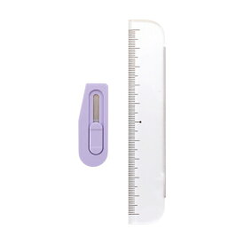 team-demi/チームデミ カッター+ルーラー【ふじ】ミニ文具 かわいい