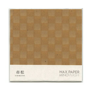 ORIGAMI MINOWASHI 折り紙【ワックスペーパー市松】美濃和紙 おりがみ