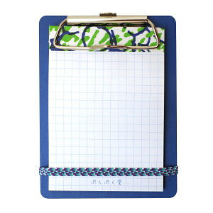 ぷんぷく堂 ミニッパチ 【あお】バインダーメモ A7サイズ P-114