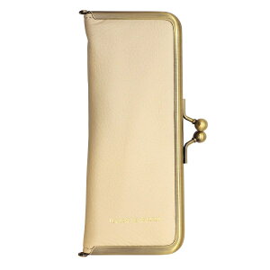 RUNO&DUNN がま口 ペンケース【シェル】おしゃれ 筆箱 姫路レザー