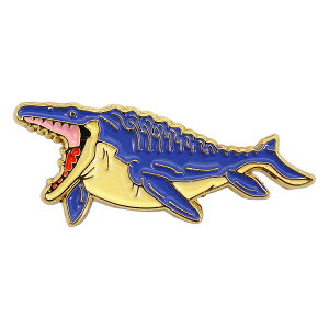 恐竜 ピンバッジ【モササウルス】