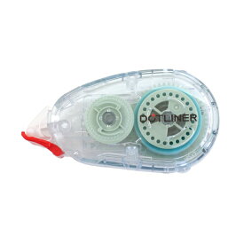テープのり ドットライナー TRANSPARENT MECHANISM つめ替えタイプ【グリーン】