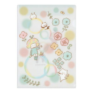 クリアファイル エンベロープ付 mizutama 【シャボンダマ】かわいい