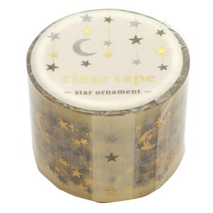 clear tape/�N���A�e�[�v ������ �ystar ornament�z������� �f�R 95168