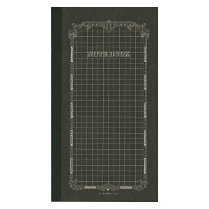 ツバメノート B6変形 ブラックノート 方眼