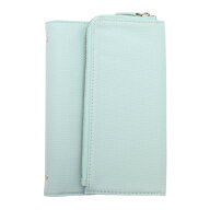 isshoni. ペンケース付き6穴バインダー バイブル【ブルー】システム手帳