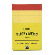 リーガル スティッキーメモ 49×75mm 100枚 付箋