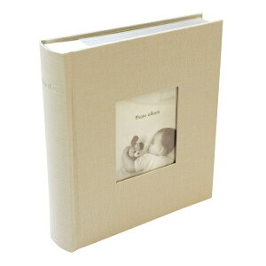 フォトフレームアルバム コルソグラフィア【グレージュ】ポストカードサイズ200枚収納可