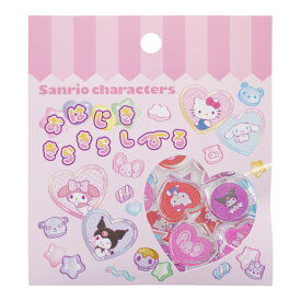 おはじきシール きらきらしーる サンリオキャラクターズ【A】正規ラインセンス品 デコ かわいい