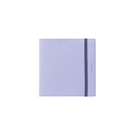 2026年 手帳 12月始まり 週間ブロック PU縫製ジャケットカバー【パープル】