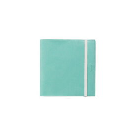 2026年 手帳 12月始まり 週間ブロック PU縫製ジャケットカバー【ミント】