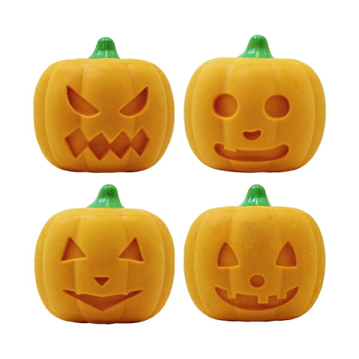 楽天市場 消しゴム イレーザー ハロウィンのカボチャ顔 パンプキン Fk032 あす楽対応 文具 文房具のkdm 楽天市場支店