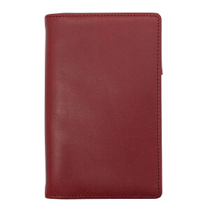 ダ・ヴィンチ オリーブレザー ミニ6 ジャストリフィルサイズ システム手帳 8mm【ワイン】本革