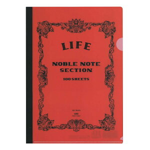 A4サイズ ノーブル10th限定クリアファイル【朱】