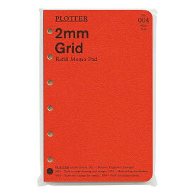 Knox／ノックス ミニ6穴サイズ PLOTTER/プロッター 2mm方眼 メモパッド システム手帳リフィル 77716421【あす楽対応】