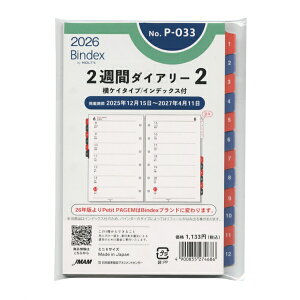 2026N ~j6TCY P-033 2Tԃ_CA[2 CfbNX VXe蒠tB